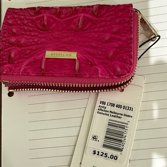 🎄🎁Brahmin Anita Affection Melbourne Ombré Embossed Wallet - Picture 4 of 7